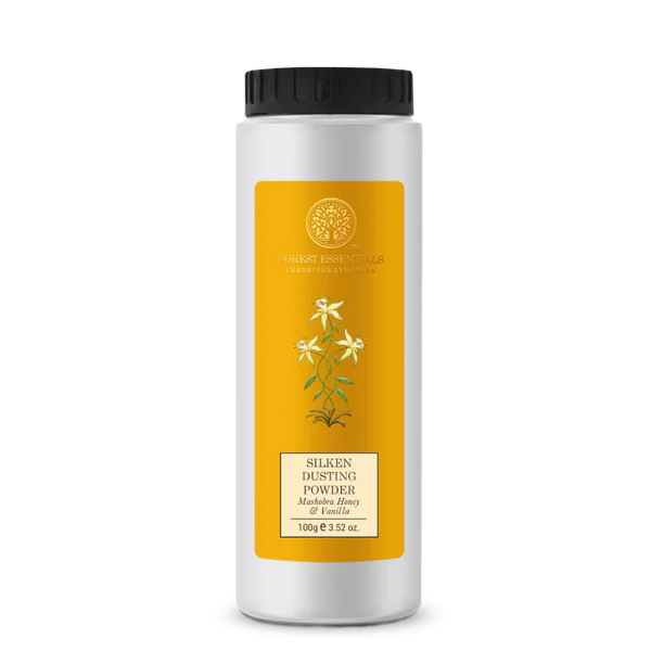 Forest Essentials Silken Dusting Powder Mashobra Honey & Vanilla - 90 gm