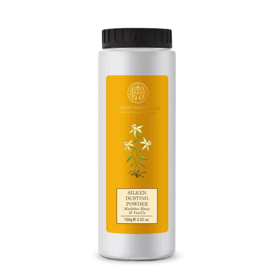 Forest Essentials Silken Dusting Powder Mashobra Honey & Vanilla - 90 gm