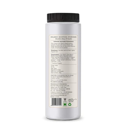Forest Essentials Silken Dusting Powder Mashobra Honey & Vanilla - 90 gm