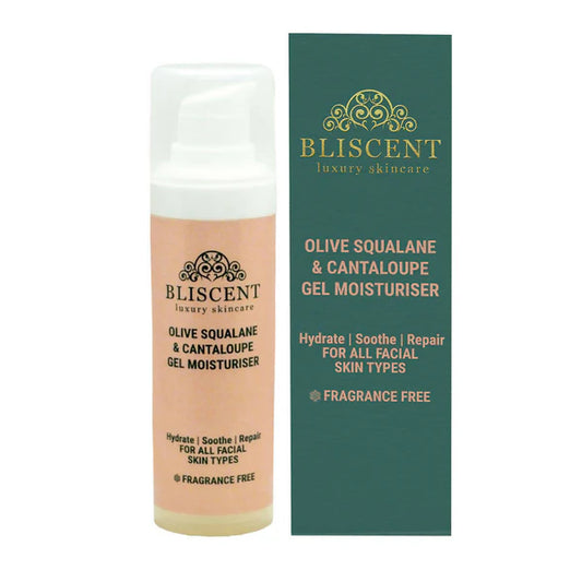 Bliscent Olive Squalane & Cantaloupe Gel Moisturizer - 35 ml