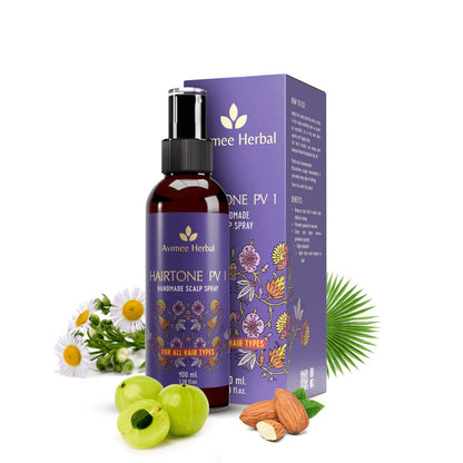 Avimee Herbal Anti Hairfall Kit - Oil, Cleanser and Scalp Spray, Controls Hair Fall and Strengthens Hair Root, With Rosemary, Amla, Methi & Bhringraj