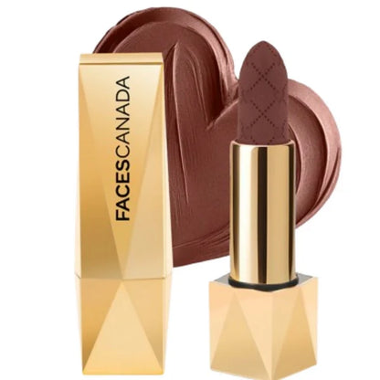 Faces Canada Comfy Silk Obsession Lipstick - Bold Brown 07 - 4 gm