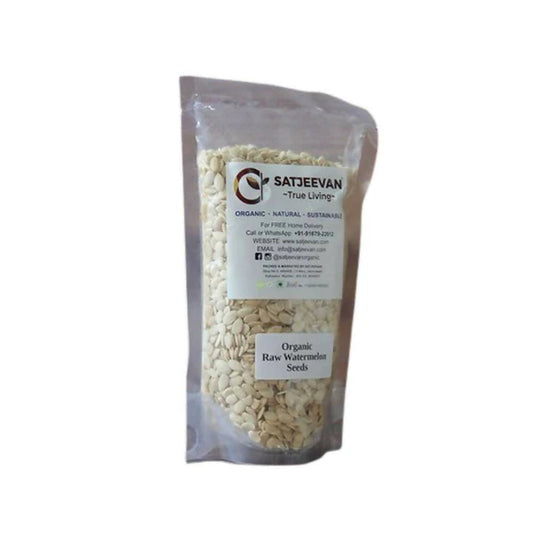 Satjeevan Organic Raw Watermelon Seeds - 250 gm