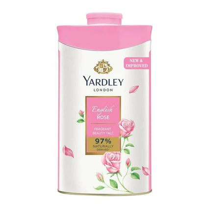 Yardley London English Rose Perfumed Talc Powder For Women - 250 gm