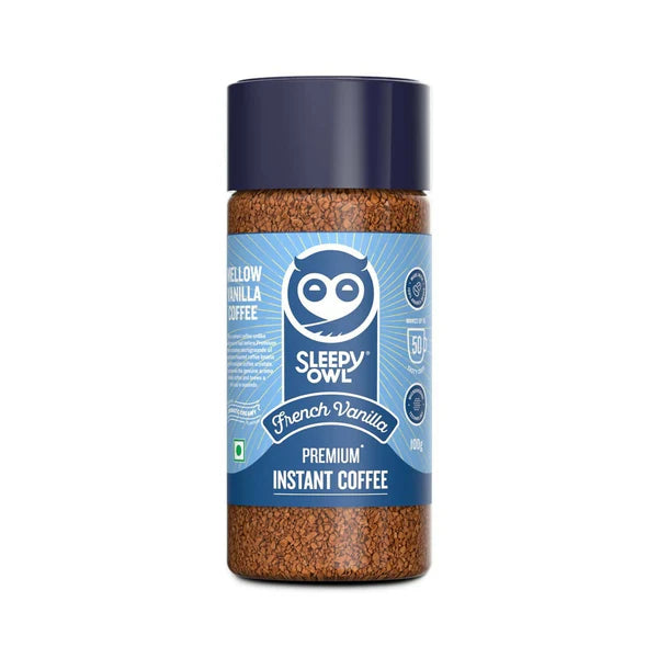 Sleepy Owl French Vanilla Premium Instant Coffee - 100 gm