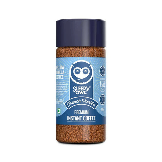 Sleepy Owl French Vanilla Premium Instant Coffee - 100 gm