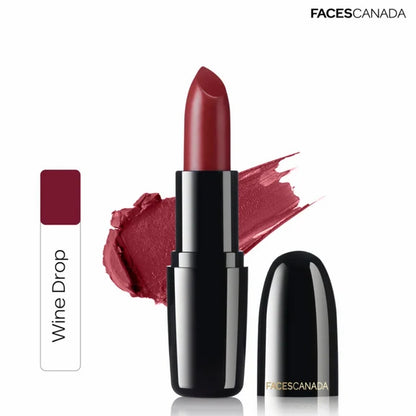 Faces Canada Creme Finish Lipstick - Wine Drop 20 - 4 gm