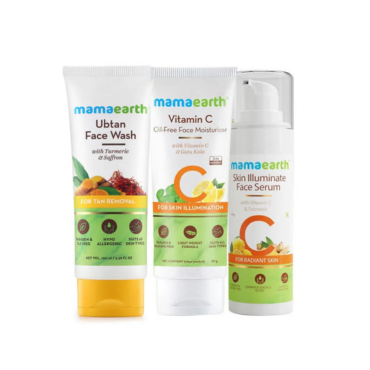 Mamaearth CSM (Cleanser, Serum, Moisturizer) Combo