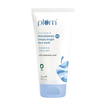 Plum 2% Niacinamide Face Wash With Rice Water - 100 ml