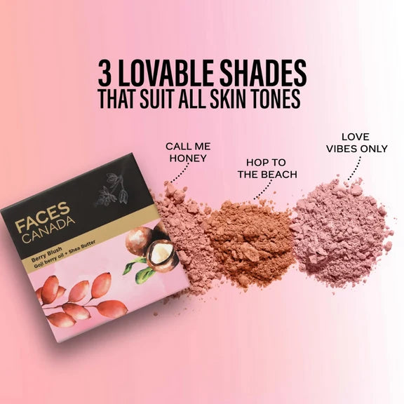 Faces Canada Berry Blush - Love Vibes Only 03 - 4 gm