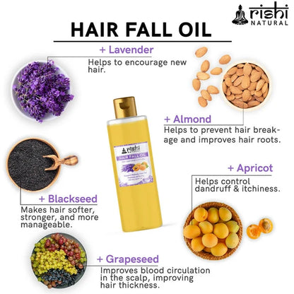 Rishi Natural Hair Fall Control Oil - 150 ml