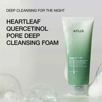 Anua Heartlef Quercetinol Pore Deep Cleansing Foam - Korean Skincare - 150 ml