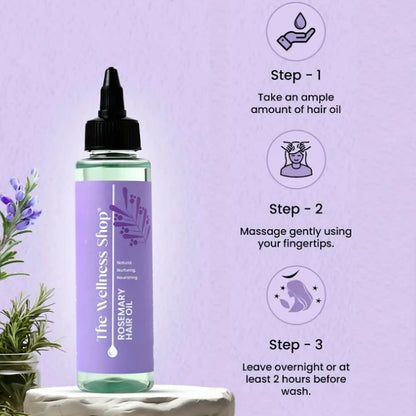 The Wellness Shop Rosemary Hair Oil - 100 ml