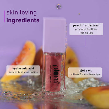 Plum Dermahues Serum Lip Gloss - 05 Magenta Flare - 6.5 ml