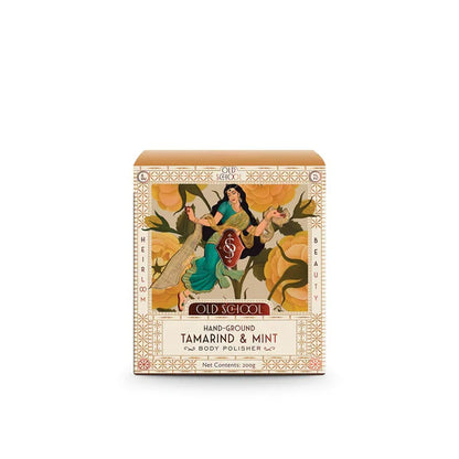 Old School Rituals Tamarind & Mint Body Polisher Natural Exfoliating Body Scrub - 200 gm