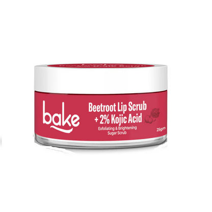 Bake 2% Kojic Acid Beetroot Lip Scrub For Dark Lips & Pigmentation - 25 gm