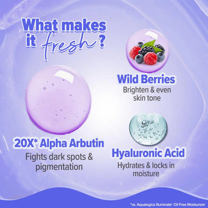 Aqualogica Illuminate+ 20x Alpha Arbutin Luminous Essence Serum - 50 ml