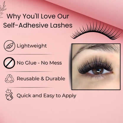BOBI Self Adhesive Eyelashes SA04 Open Eye – Tapered Center Lift - 1 pair