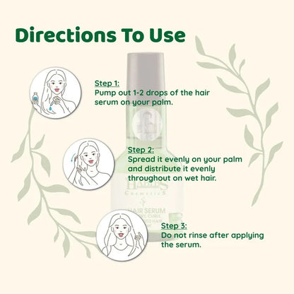 Habibs Professionnel Hair Serum For Smooth Anti-Frizz Hair - 50 ml