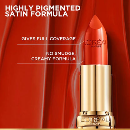 L'Oreal Paris Color Riche Satin Lipstick - 377 Perfect Red - 4.3 gm