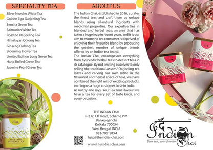 The Indian Chai - Rose Petals Sun Dried Tea - 100 gm