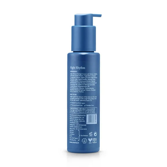 Oteria Luxury Voluminous Hair Lotion with Amla Fenugreek Sage and Curry Leaf & Hair Lotion & Serum For Hair Fall - 100 ml