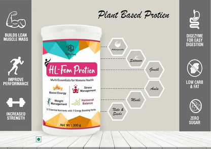 Healthy Living HL - Fem Protein Powder for Women - 300 gm