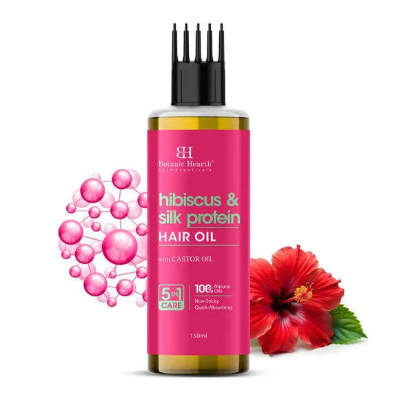 Botanic Hearth Hibicus & Silk Protein Hair Oil - 150 ml