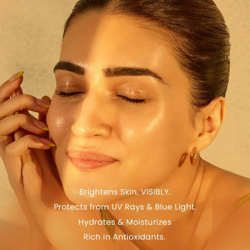 Hyphen By Kriti Sanon Golden Hour Glow Serum & Sunscreen SPF 50 Combo - combo