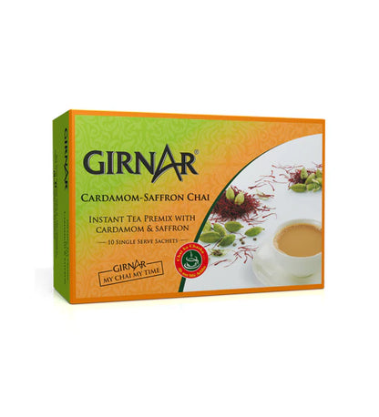 Girnar Cardamom - Saffron Chai - 10 Sachets