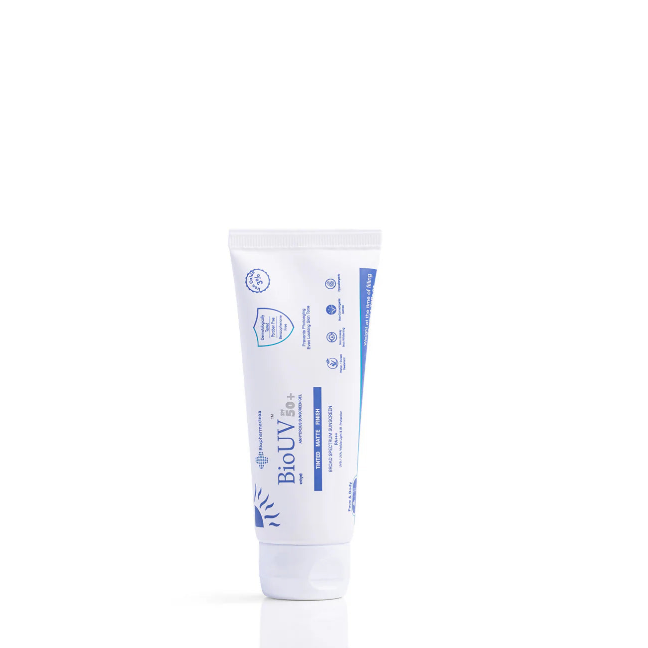 Bio UV 50+ (Tinted & Matte) Sunscreen Gel SPF 50+ PA+++ - 50 gm