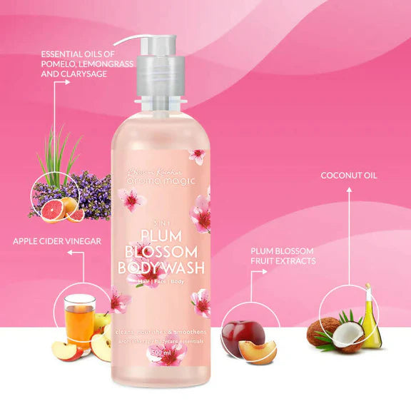 Blossom Kochhar Aroma Magic 3In1 Plum Blossom Bodywash - 220 ml