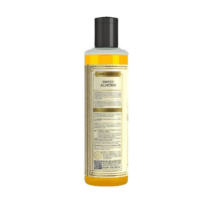 Khadi Natural Sweet Almond Hair & Body Oil - 100 ml