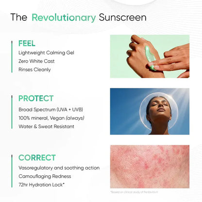 The Green Sunscreen - 100% Mineral Sunscreen SPF 50+ PA++++ (50ml)