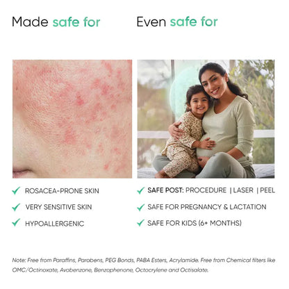 The Green Sunscreen - 100% Mineral Sunscreen SPF 50+ PA++++ (50ml)