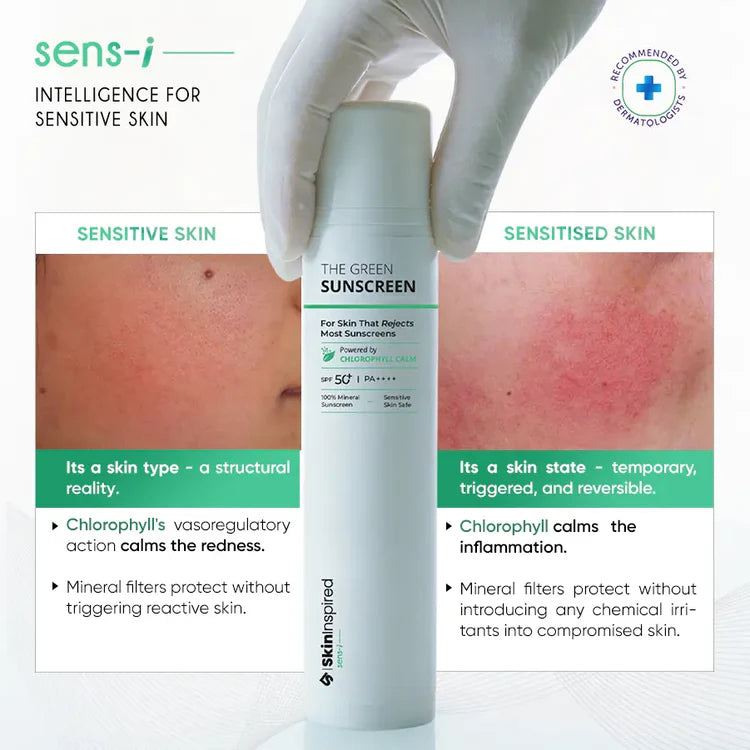 The Green Sunscreen - 100% Mineral Sunscreen SPF 50+ PA++++ (50ml)