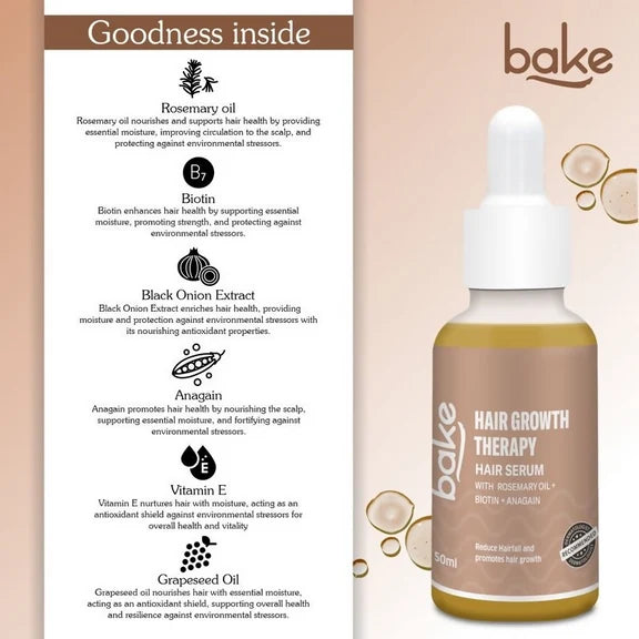 Bake Rosemary Oil Hair Growth Serum - 50 ml