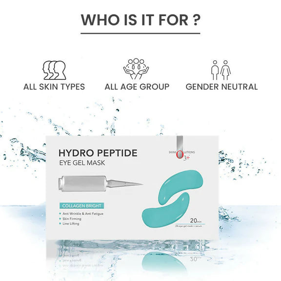 Professional O3+ Hydro Peptide Hydrogel Eye Patch Mask With Collagen & Hyaluronic Acid For Dark Circles - 1 pair