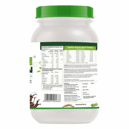 Pure Nutrition Pure Vegan Protein Powder - 1 kg - Chocolate