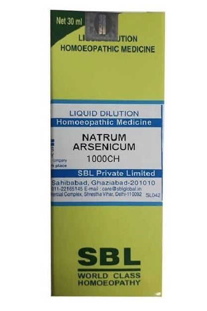 SBL Homeopathy Natrum Arsenicum Dilution -6 CH