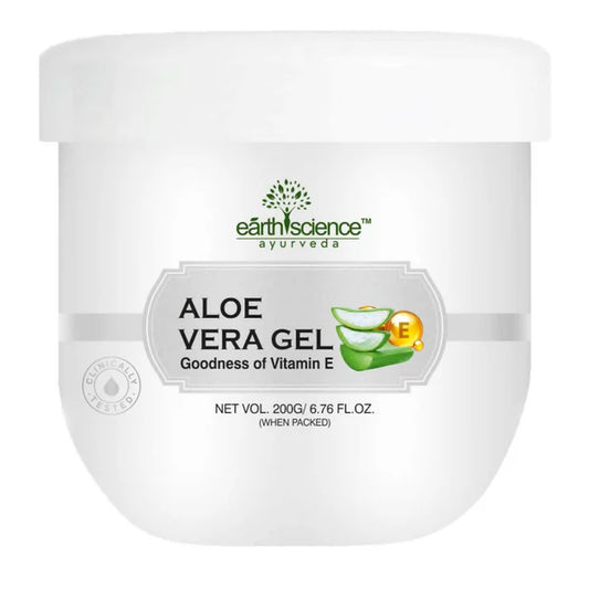 Earth Science Ayurveda Pure Aloe Vera Gel with Vitamin E - 200 gm
