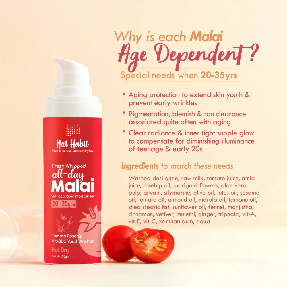 Nat Habit Tomato Rosehip Light Face Moisturizer - 30 gm