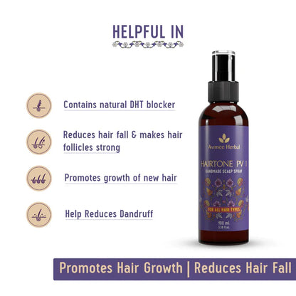Avimee Herbal Anti-Hair Fall Kit - Oil, Scalp Spray, and Serum, Controls Hair Fall and Nourishes Hair Root - kit