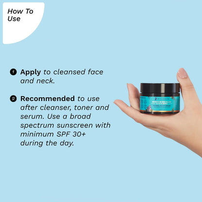 Pilgrim Korean Retinol Anti Aging Night Cream with Hyaluronic Acid & Vitamin C For Young, Wrinkle-free & Radiant Ski