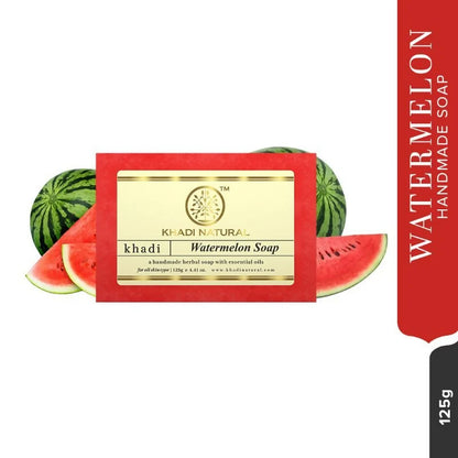 Khadi Natural Watermelon Handmade Soap - 125 gm