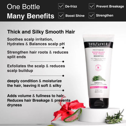 Soulflower Rosemary Tea Tree Shampoo