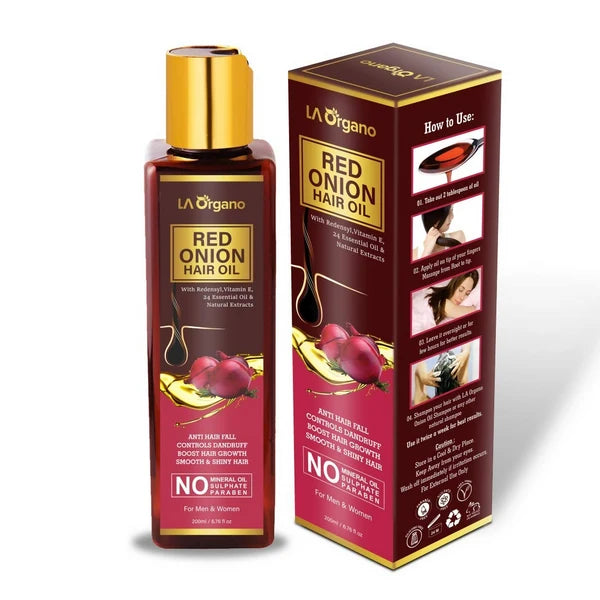 LA Organo Red Onion Hair Oil - 200 ml