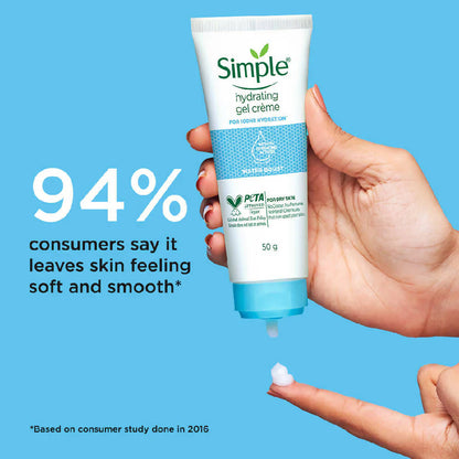 Simple Water Boost Hydrating Gel Creme for 100 HR Hydration - 50 gm