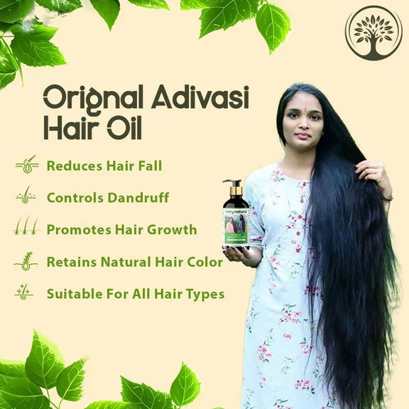 Ivory Natural Adivasi Hair Oil For Growth Of Hair, Hair Strengthening & Nourishment - 200 ml