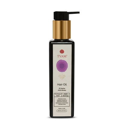 Tvam 21 Herbs Anti Stress Hair Oil - 200 ml
